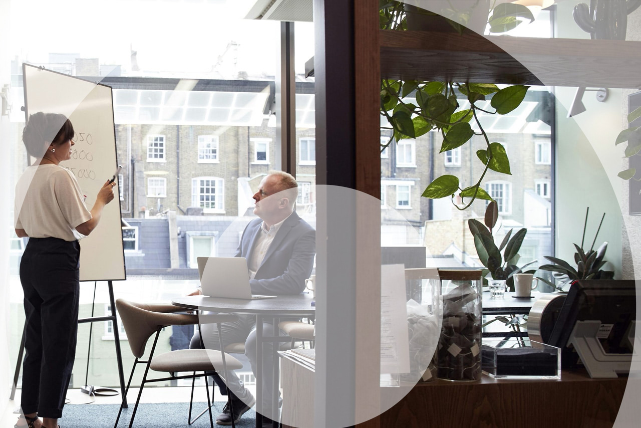 Franchise Meeting with two consultants