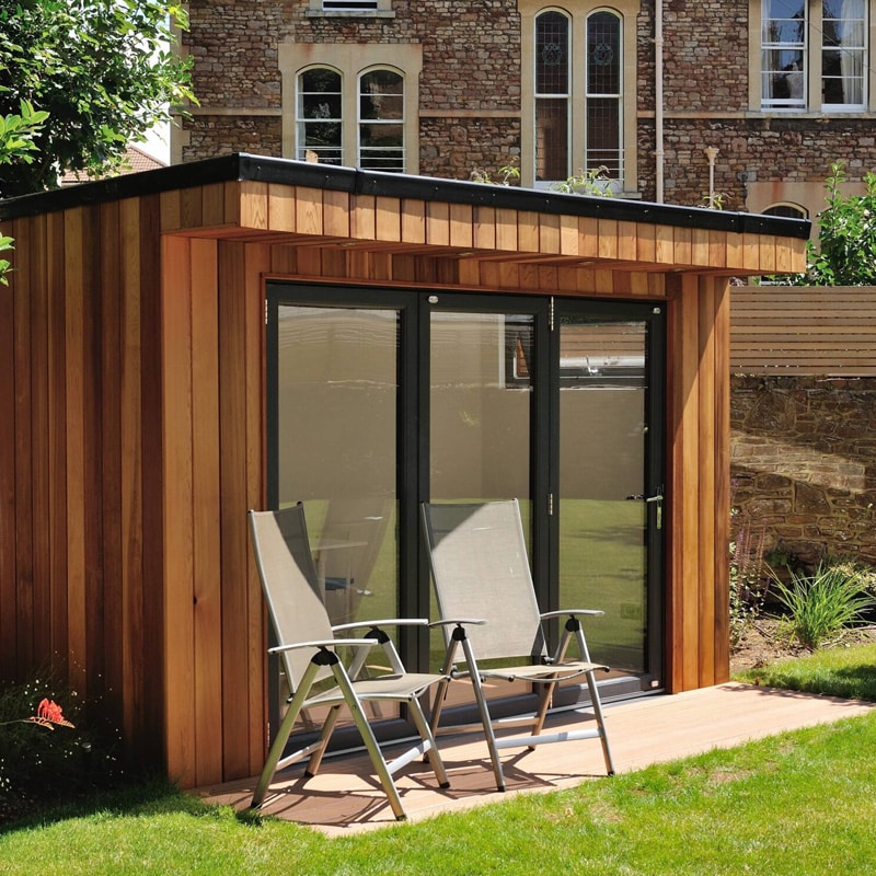 Timber1 A photo of a garden office